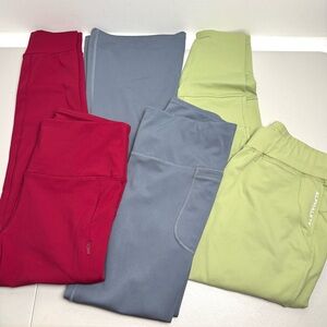 Size M Leggings Lot - Alphalete, Under Armour, Spyder